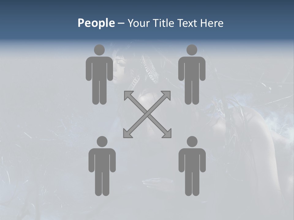 Colorful Fall Model PowerPoint Template