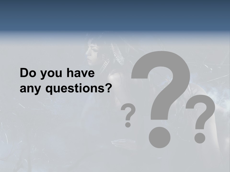 Colorful Fall Model PowerPoint Template