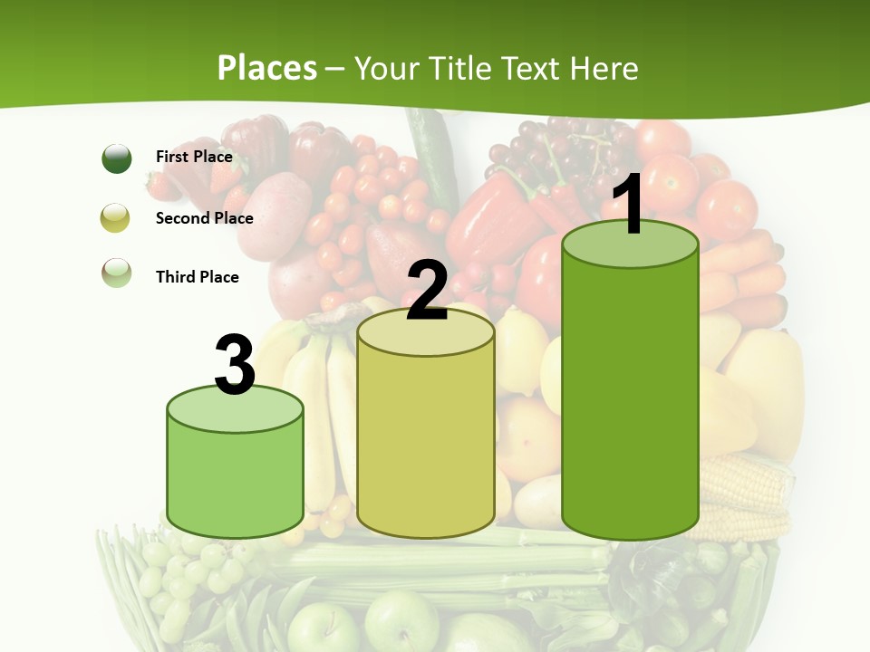 Colorful Broccoli Vegetable PowerPoint Template