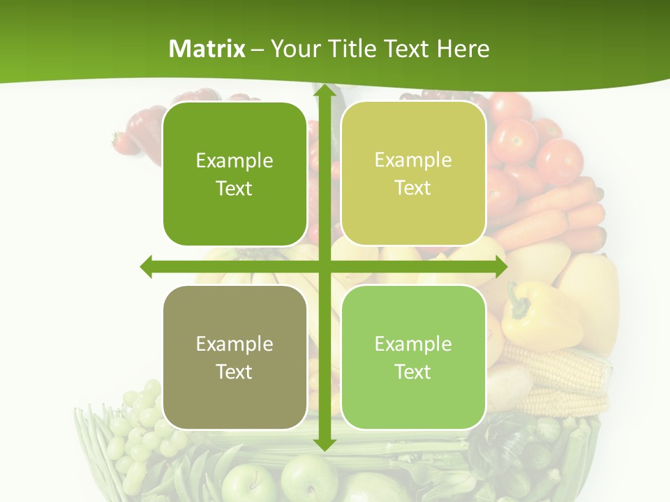 Colorful Broccoli Vegetable PowerPoint Template