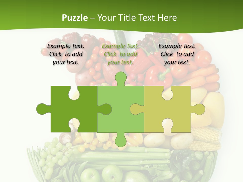 Colorful Broccoli Vegetable PowerPoint Template