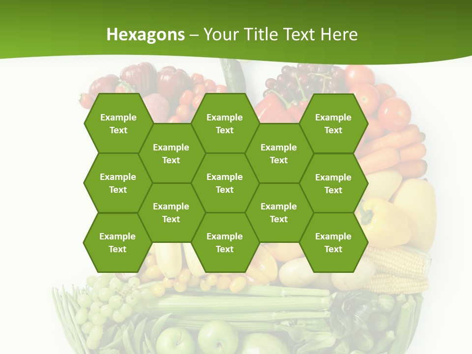 Colorful Broccoli Vegetable PowerPoint Template