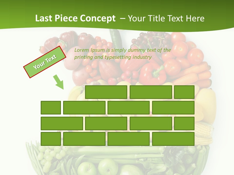 Colorful Broccoli Vegetable PowerPoint Template