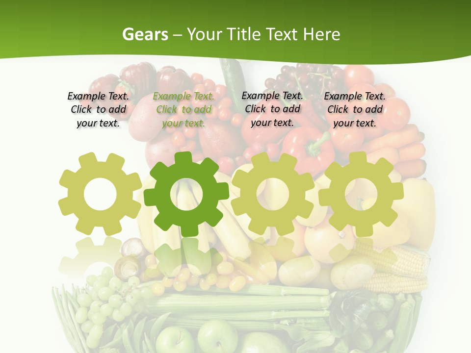 Colorful Broccoli Vegetable PowerPoint Template