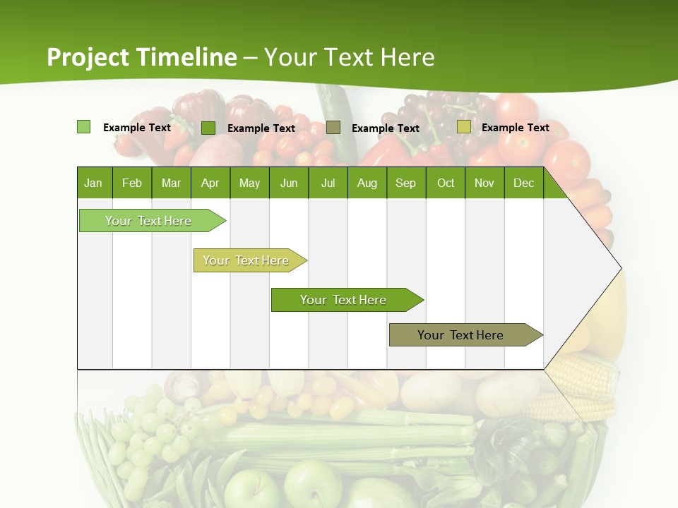 Colorful Broccoli Vegetable PowerPoint Template
