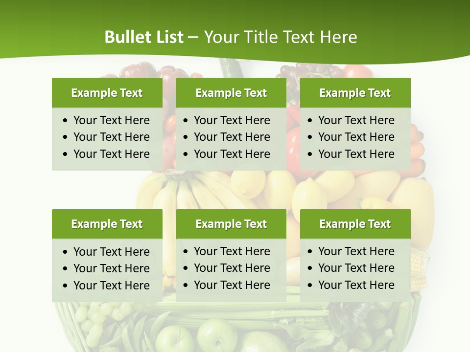 Colorful Broccoli Vegetable PowerPoint Template