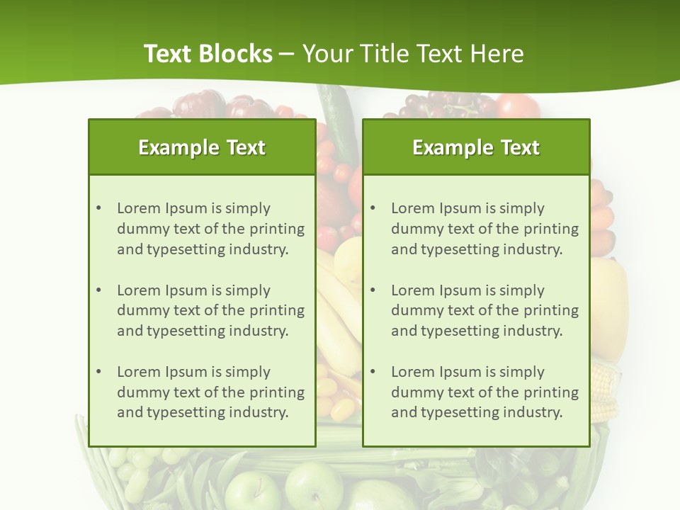 Colorful Broccoli Vegetable PowerPoint Template