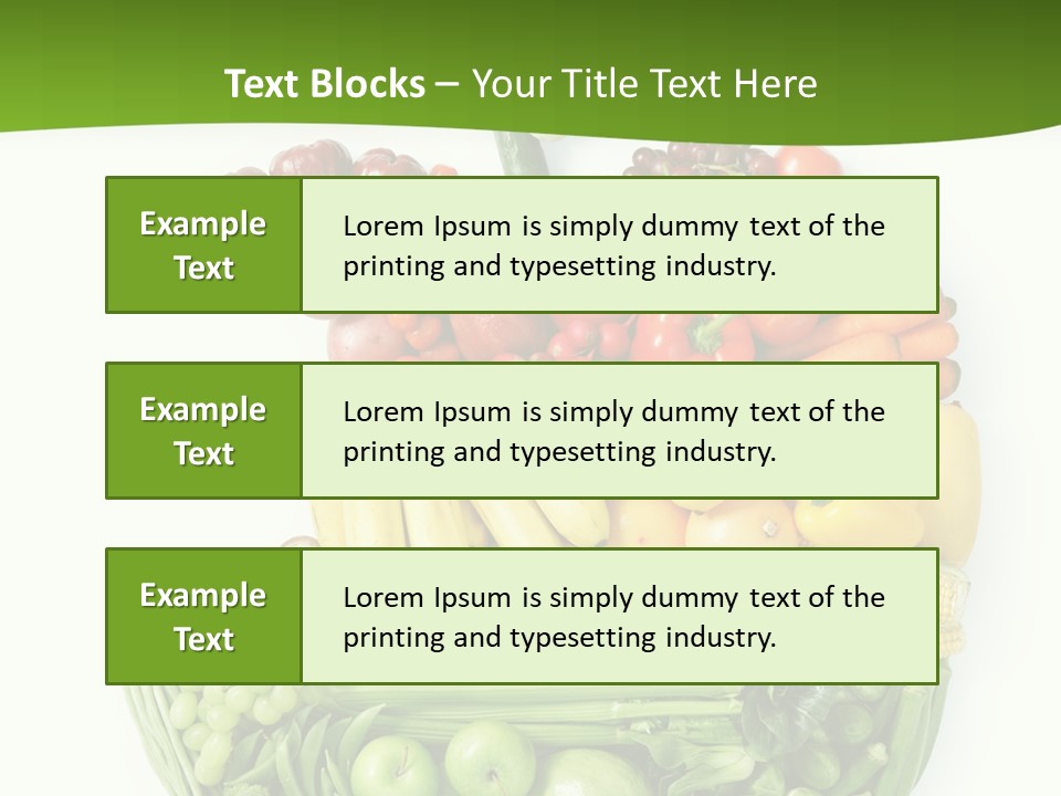 Colorful Broccoli Vegetable PowerPoint Template