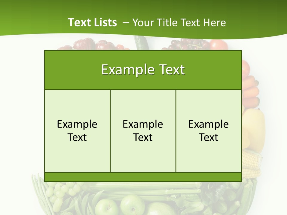 Colorful Broccoli Vegetable PowerPoint Template
