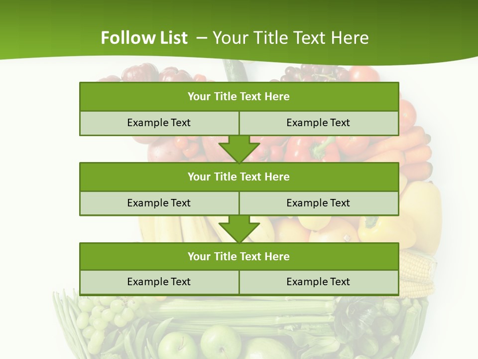 Colorful Broccoli Vegetable PowerPoint Template