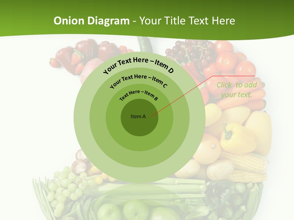 Colorful Broccoli Vegetable PowerPoint Template