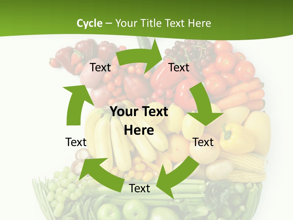 Colorful Broccoli Vegetable PowerPoint Template