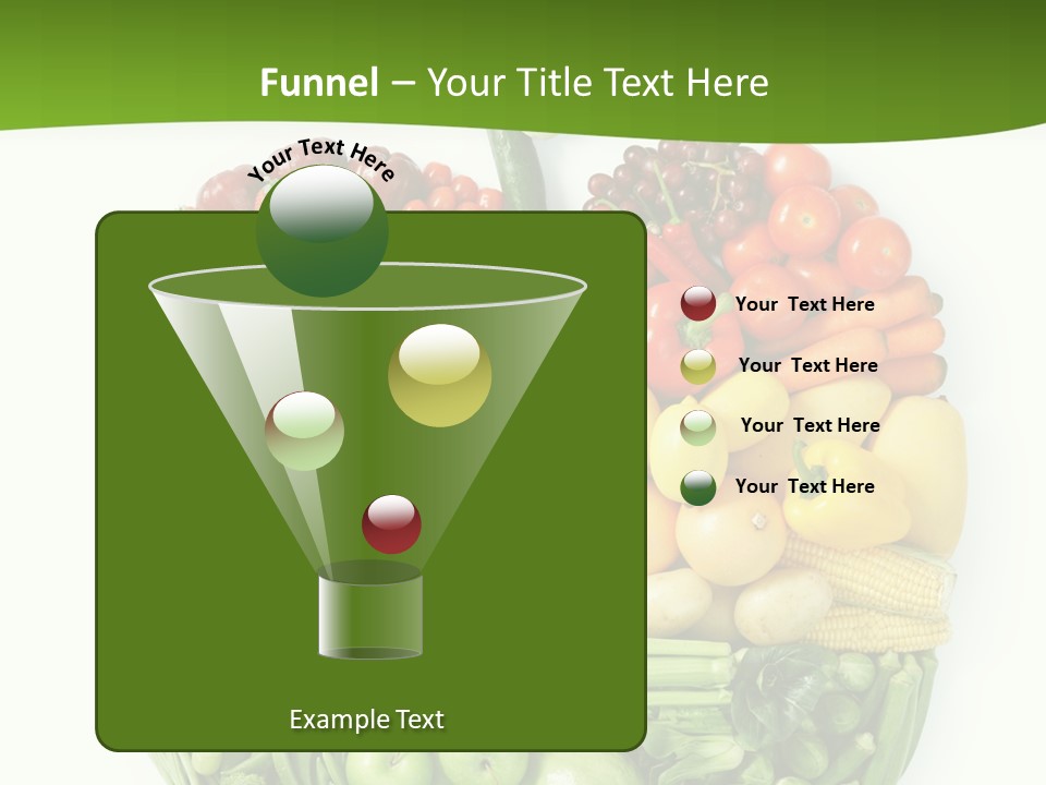 Colorful Broccoli Vegetable PowerPoint Template