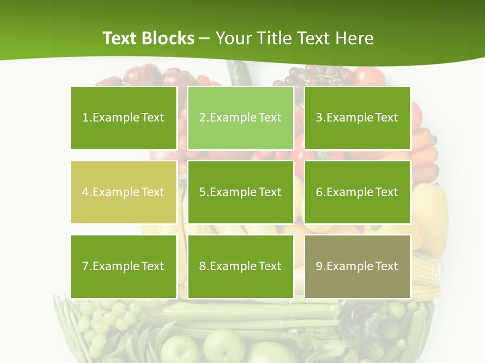 Colorful Broccoli Vegetable PowerPoint Template