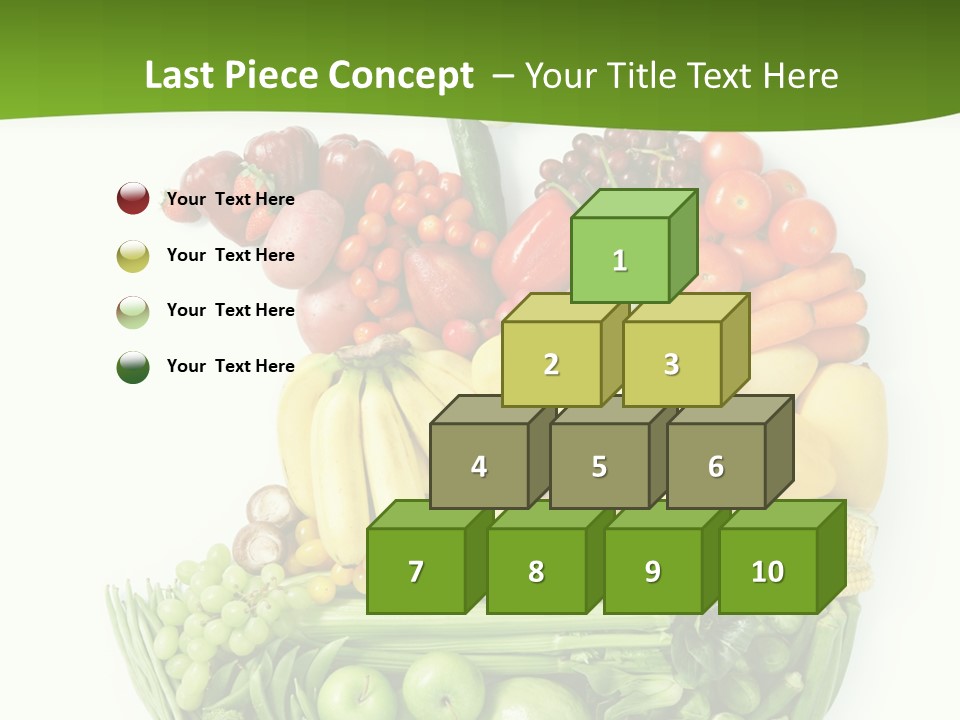 Colorful Broccoli Vegetable PowerPoint Template