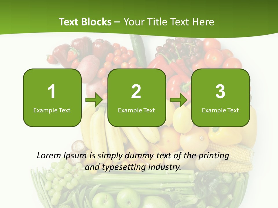 Colorful Broccoli Vegetable PowerPoint Template