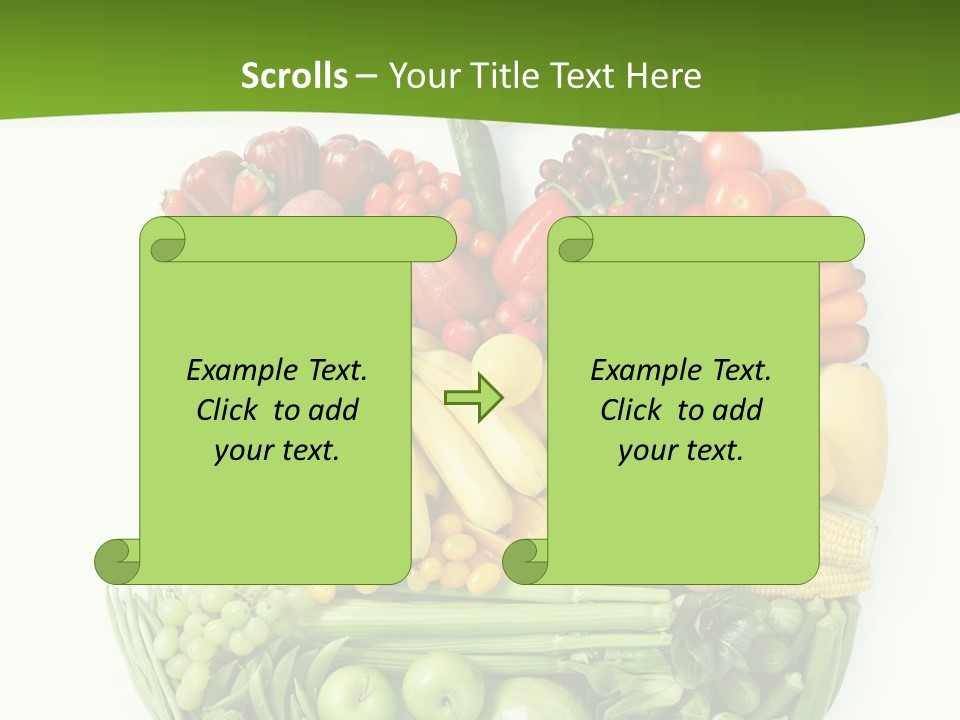 Colorful Broccoli Vegetable PowerPoint Template