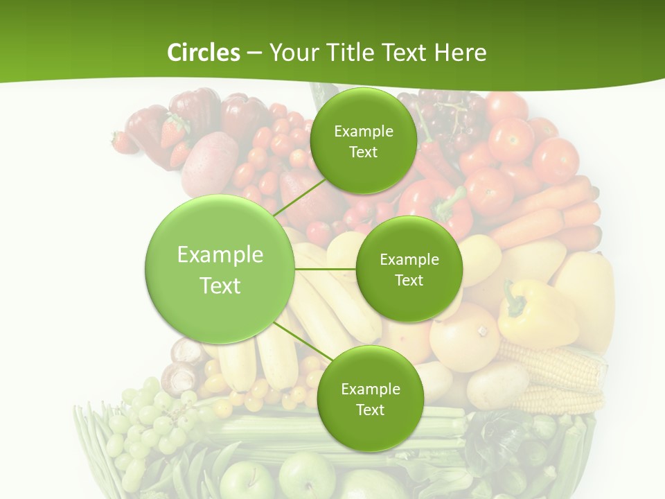 Colorful Broccoli Vegetable PowerPoint Template