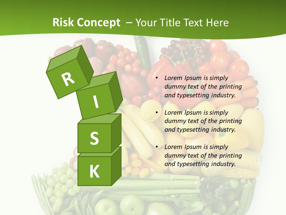 Colorful Broccoli Vegetable PowerPoint Template