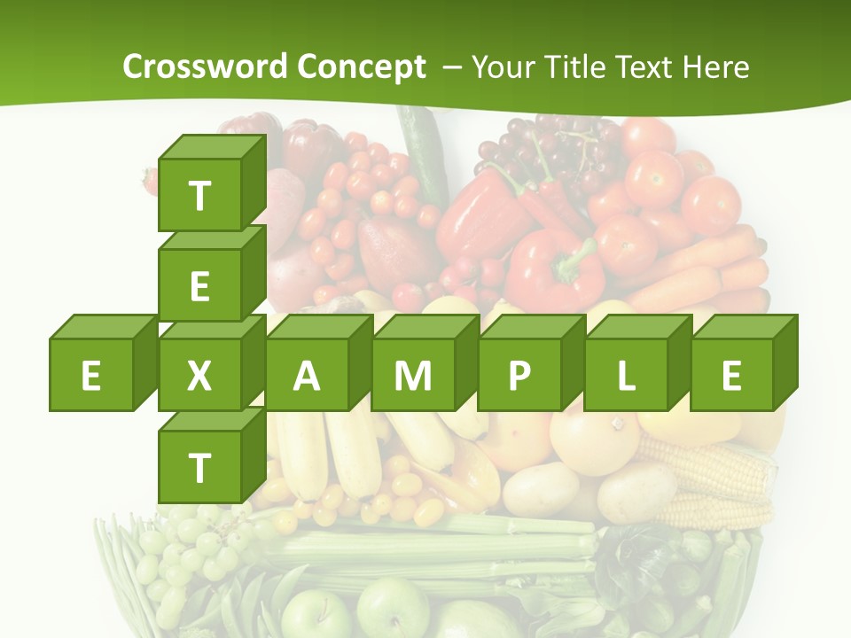 Colorful Broccoli Vegetable PowerPoint Template