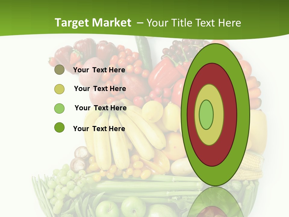 Colorful Broccoli Vegetable PowerPoint Template