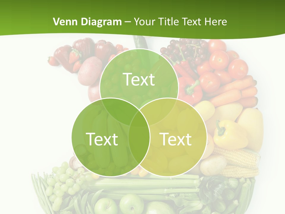 Colorful Broccoli Vegetable PowerPoint Template