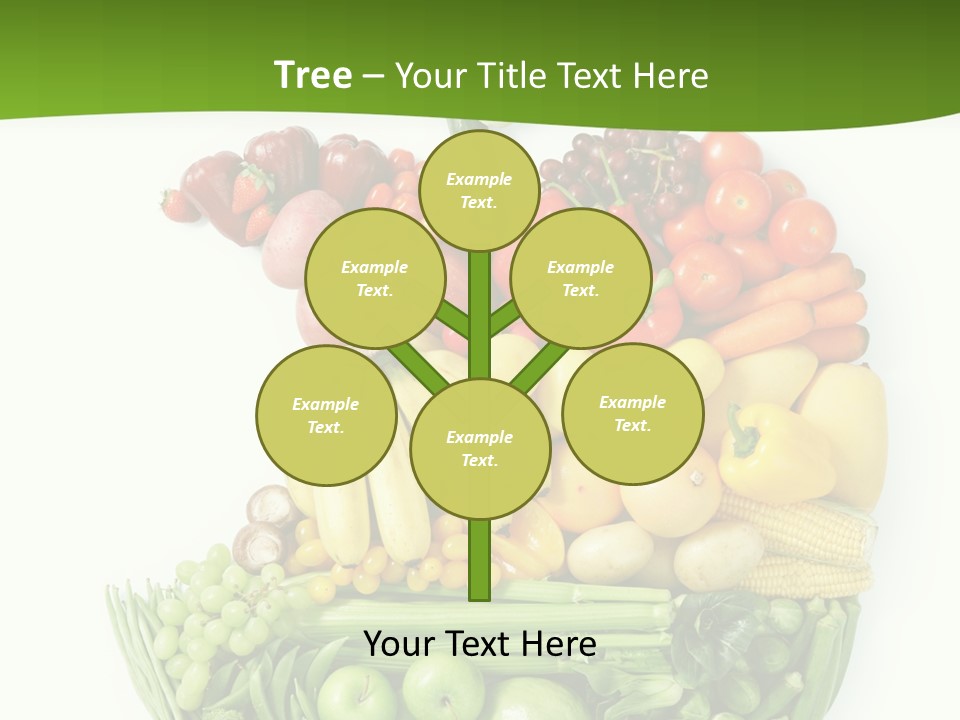 Colorful Broccoli Vegetable PowerPoint Template
