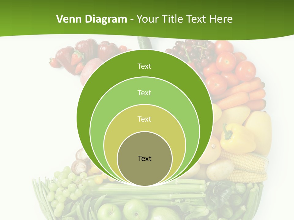 Colorful Broccoli Vegetable PowerPoint Template