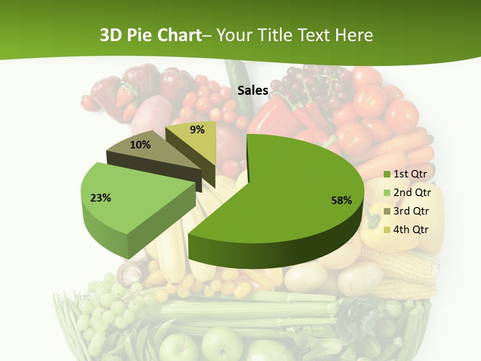 Colorful Broccoli Vegetable PowerPoint Template