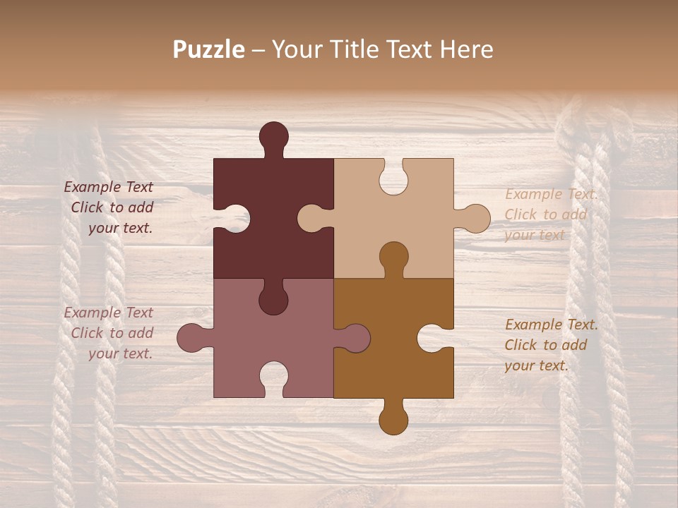 Twine Dried Tiled PowerPoint Template