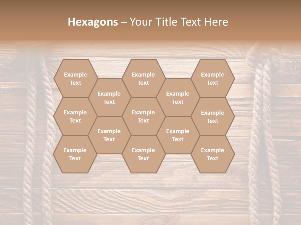 Twine Dried Tiled PowerPoint Template