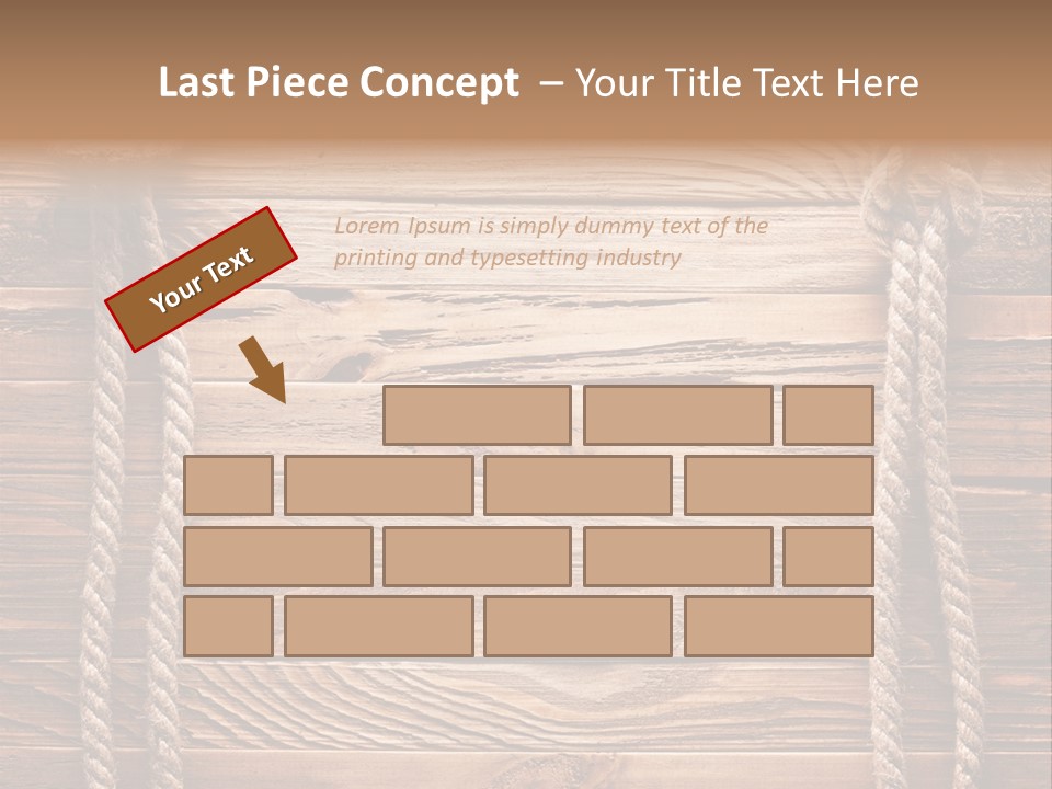 Twine Dried Tiled PowerPoint Template