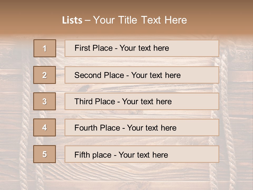 Twine Dried Tiled PowerPoint Template