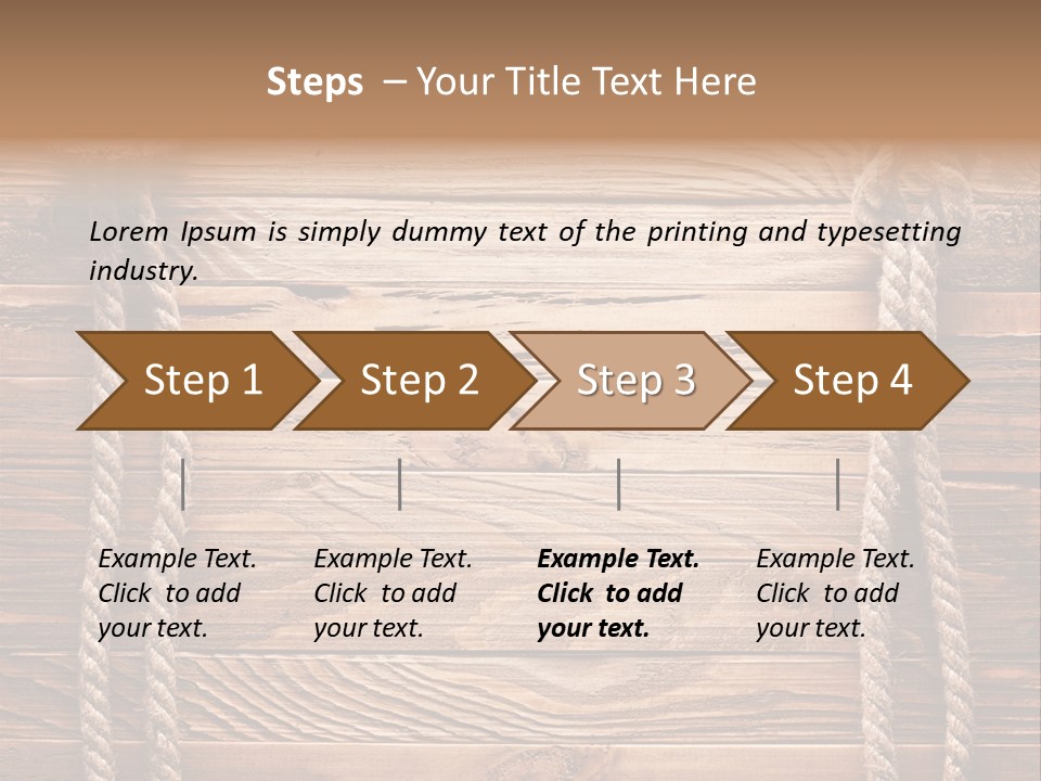 Twine Dried Tiled PowerPoint Template