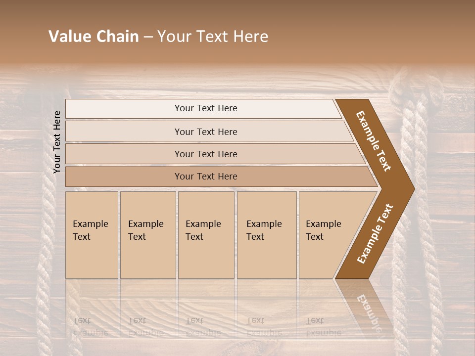 Twine Dried Tiled PowerPoint Template