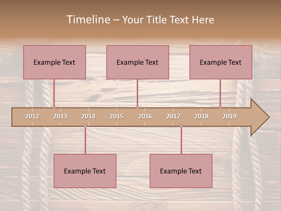 Twine Dried Tiled PowerPoint Template