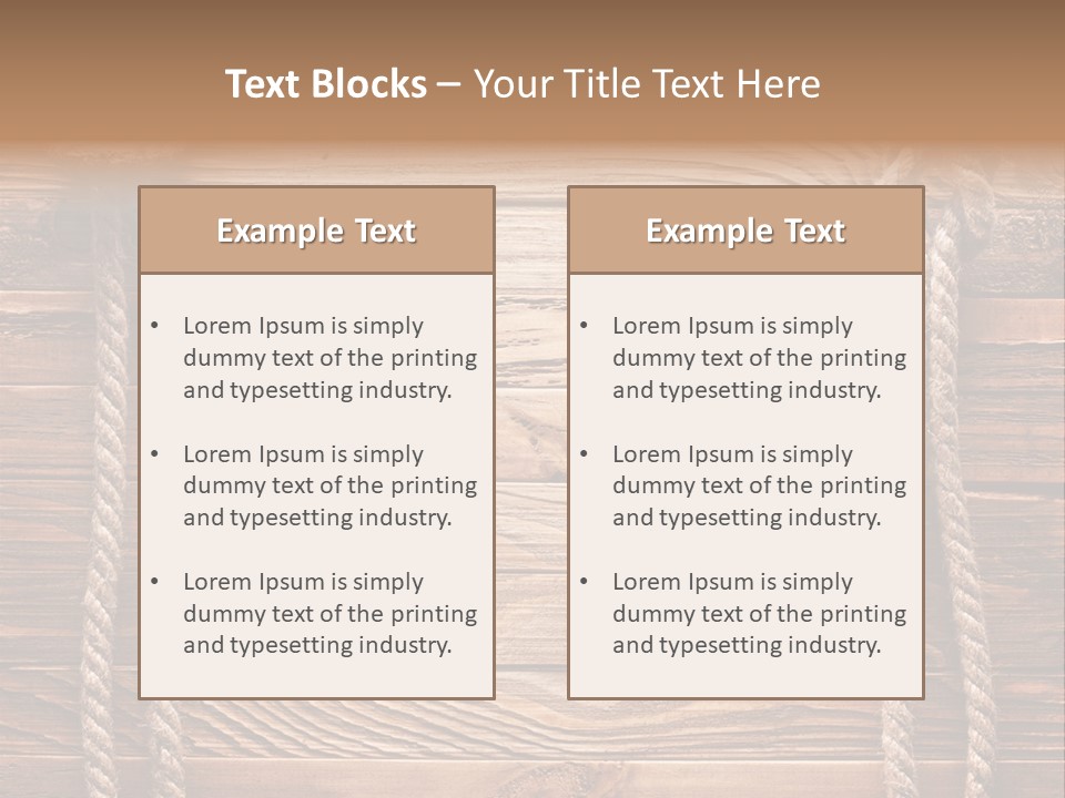 Twine Dried Tiled PowerPoint Template