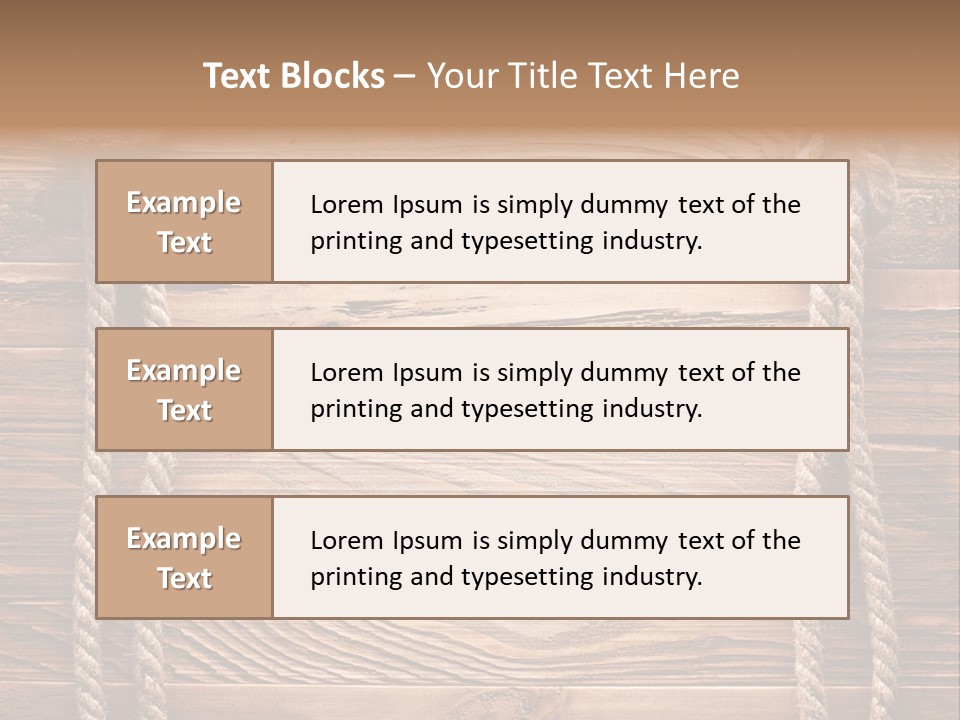 Twine Dried Tiled PowerPoint Template