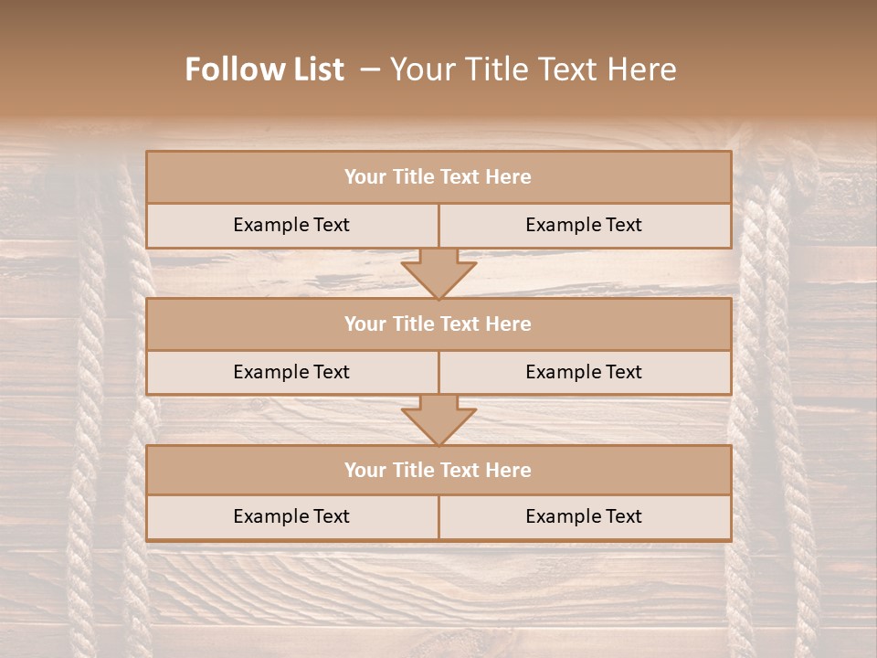 Twine Dried Tiled PowerPoint Template