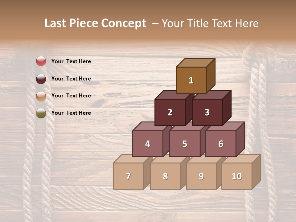 Twine Dried Tiled PowerPoint Template