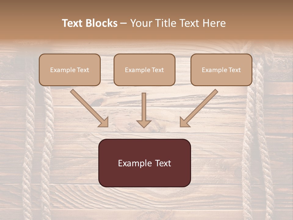 Twine Dried Tiled PowerPoint Template