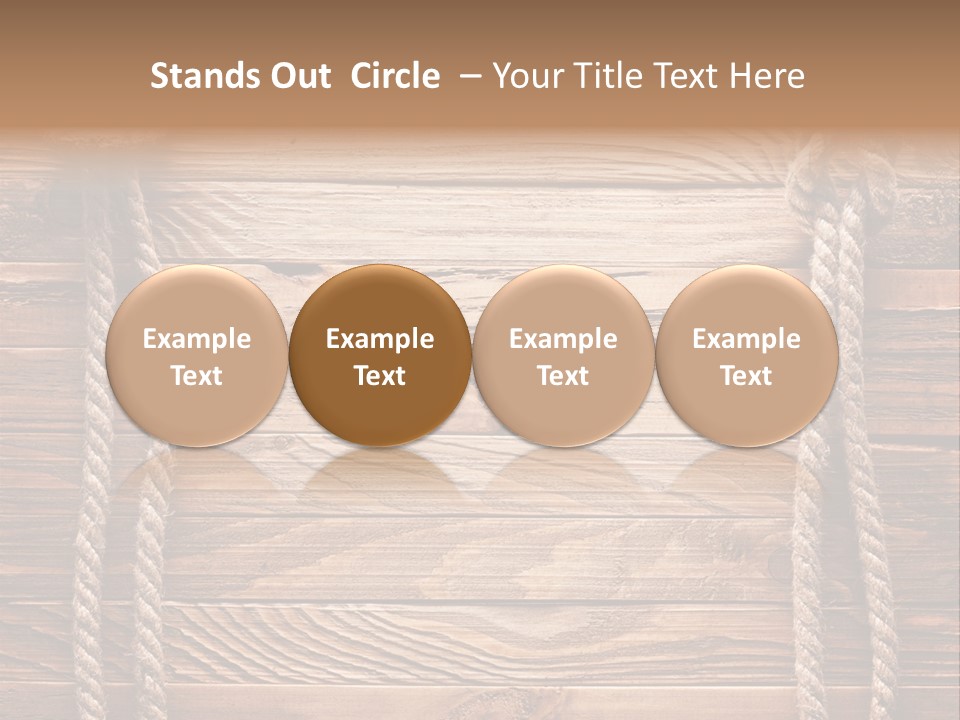 Twine Dried Tiled PowerPoint Template