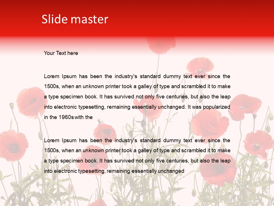 Beauty Green Decorative PowerPoint Template