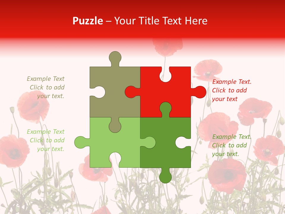 Beauty Green Decorative PowerPoint Template