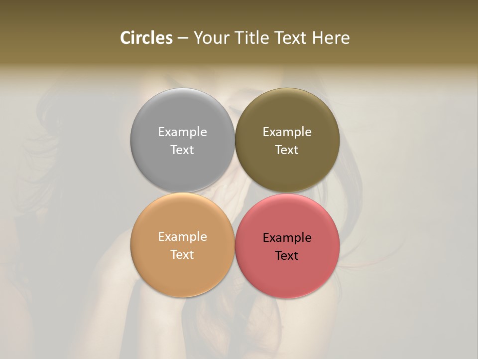 Face Brown Beautiful PowerPoint Template