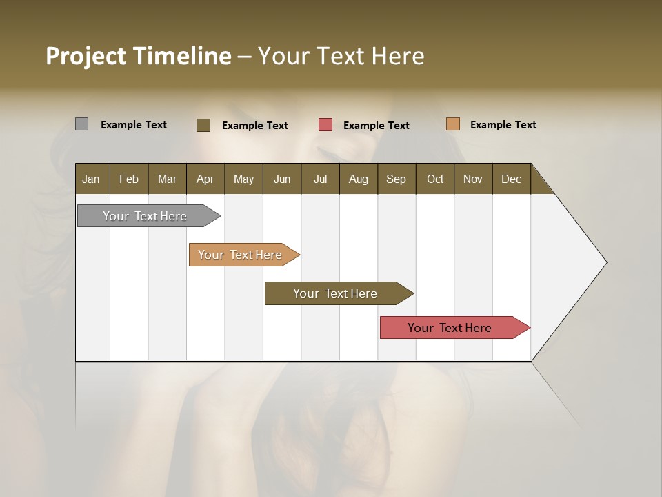 Face Brown Beautiful PowerPoint Template