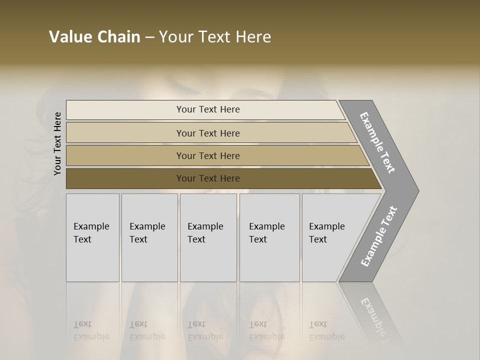 Face Brown Beautiful PowerPoint Template