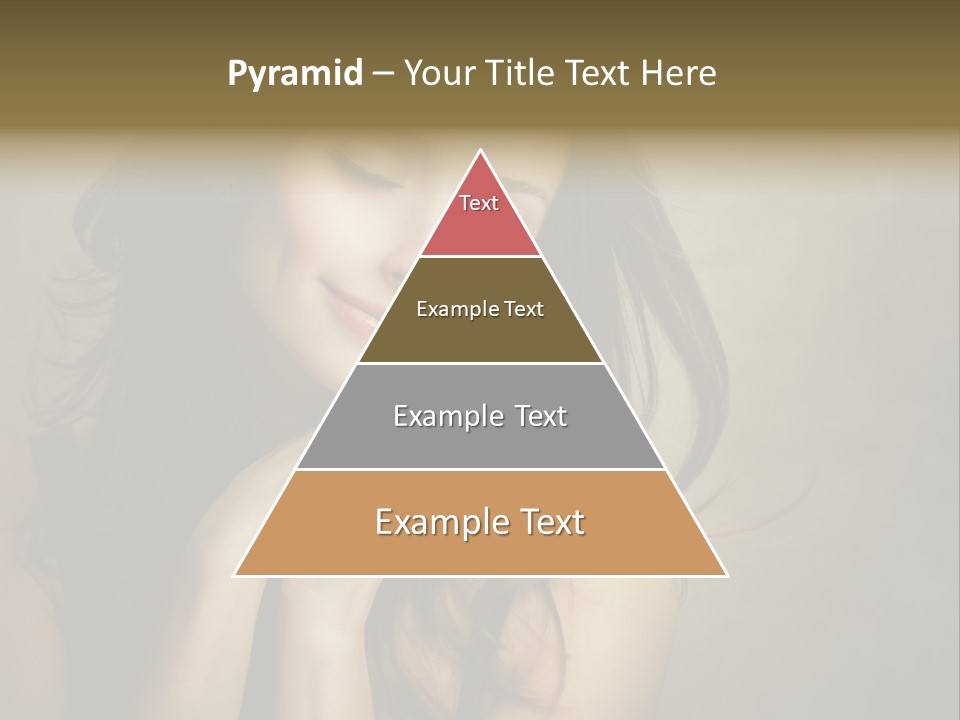 Face Brown Beautiful PowerPoint Template