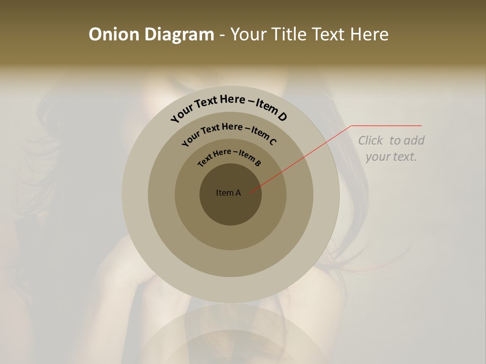 Face Brown Beautiful PowerPoint Template