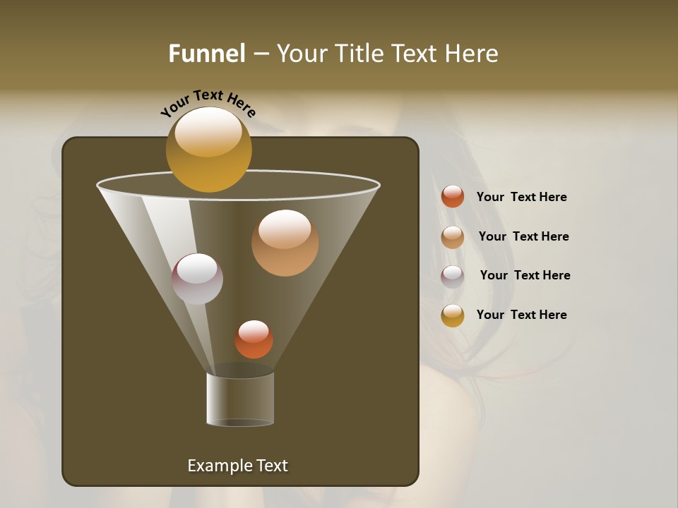 Face Brown Beautiful PowerPoint Template